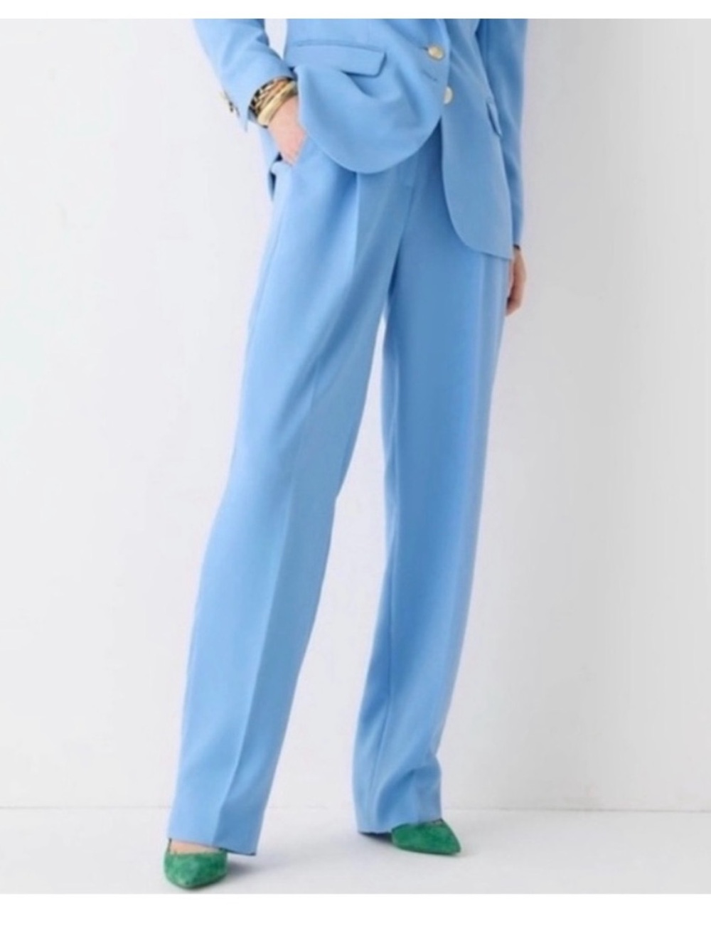 J. Crew Essential Wide-Leg Trousers